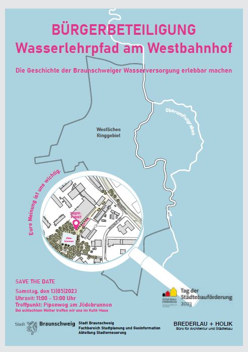 Buergerbeteiligung Wasserlehrpfad am Westbahnhof