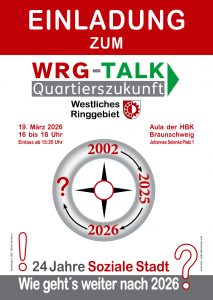 WRG-Talk zur Zukunft des Quartiers @ Aula der HBK, 38118 Braunschweig