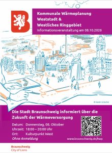 Kommunale Wärmeplanung Westliches Ringgebiet & Weststadt @ Kulturpunkt West, 38120 Braunschweig, Ludwig-Winter-Str. 4